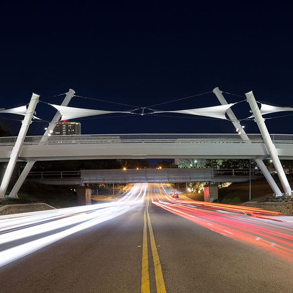 Capital Cascades Crossing Bridge